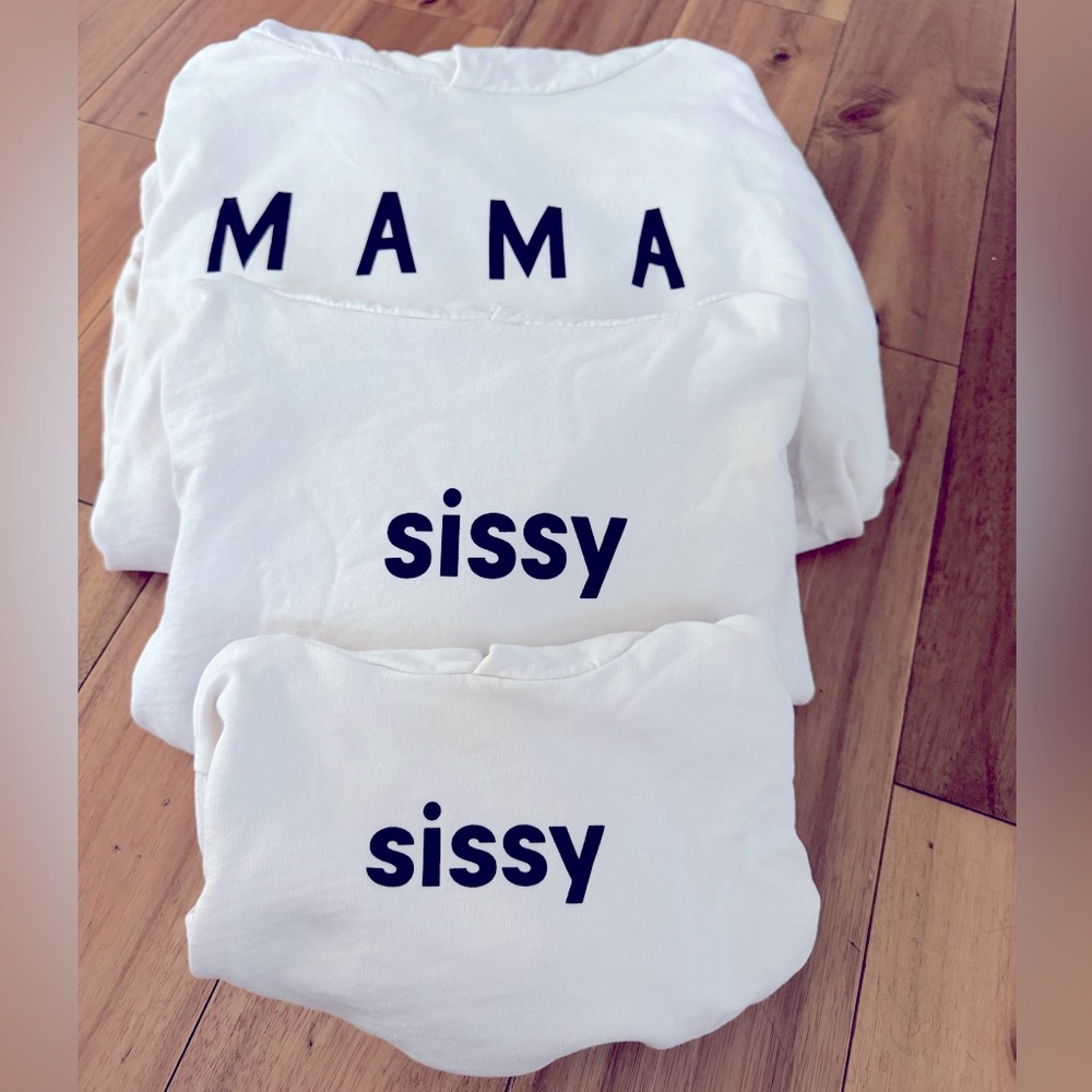 Custom Etsy Mama and Me sweatshirts